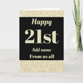 Hübsche personalisierte Geburtstagskarte von uns a Karte