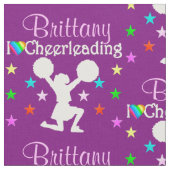 HÜBSCHE PERSONALISIERTE LILA KERLEADFABRIK STOFF (Nahaufnahme)