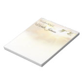 Hübsche Personalisierte Note Pad Sunset Birds Notizblock (Rotiert)