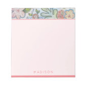 Hübsche Personalisierte Notepad Stationierung Notizblock (Vorderseite)