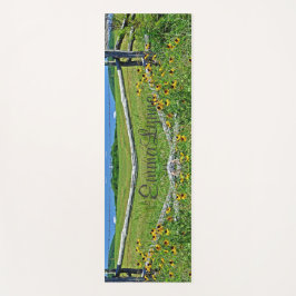 Hübsche Personalisierte Seren-Wildblumen Yogamatte