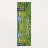 Hübsche Personalisierte Seren-Wildblumen Yogamatte (Rückseite)