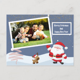 Hübsche Personalisierte Weihnachtskarte Postkarte