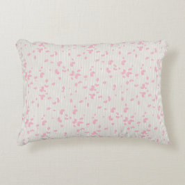 Hübsche Petalen auf Streifen Dekokissen