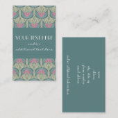 Hübsche Petalen Visitenkarte (Vorne/Hinten)