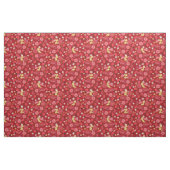Hübsche Petite Blume Muster in Burgund Rot Stoff (Yard (91,4 cm))