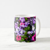 Hübsche Petunia-Blume Kaffeetasse (VorderseiteRechts)