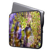 Hübsche Petunias...... Laptopschutzhülle (Vorderseite Links)