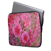 Hübsche Petunias...... Laptopschutzhülle (Vorderseite Links)