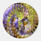 Hübsche Petunias...... Magnet (Vorne)