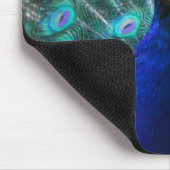 Hübsche Pfau-Mausunterlage Mousepad (Ecke)