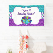 Hübsche Pfaue Banner (Insitu)