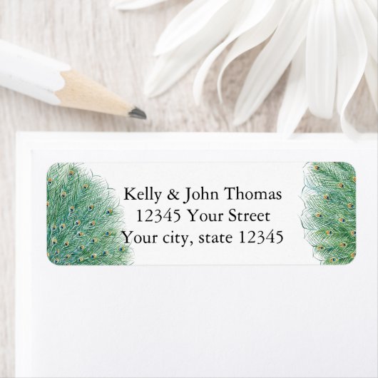 Hübsche Pfauenfeathers (Insitu)