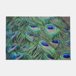 Hübsche Pfauenfeathers Fußmatte