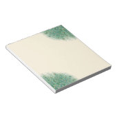 Hübsche Pfauenfeathers Notizblock (angewinkelt)