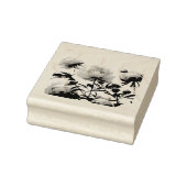 Hübsche Pfingstrosen Gummistempel (Stempel)