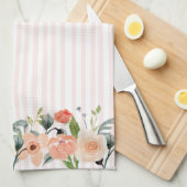 Hübsche Pfirsiche Geschirrtuch (Viertel Falte)