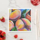 Hübsche Pfirsiche Serviette (Beispiel)