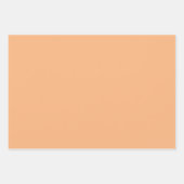 Hübsche Pfirsichfarben Geschenkpapier Set (Vorderseite 2)