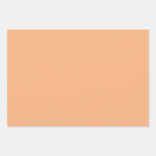 Hübsche Pfirsichfarben Geschenkpapier Set (Vorderseite 2)