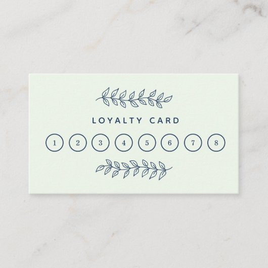 Hübsche Pflanze Shop, Gartentreuekarte. Treuekarte (Vorderseite)