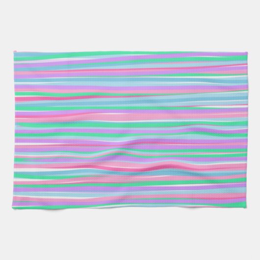 Hübsche Pflaster Vertikale Streifen Geschirrtuch (Horizontal)