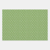 Hübsche Pflaumen, gemischte Blumenmuster und Polka Geschenkpapier Set (Vorderseite 3)