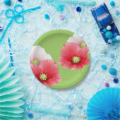 Hübsche Pflaumen Pappteller (Party)