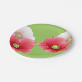 Hübsche Pflaumen Pappteller (Schrägansicht)