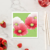 Hübsche Pflaumen Serviette (Beispiel)