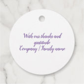 Hübsche Phantastische Betreuung Geschenkanhänger (Rückseite)