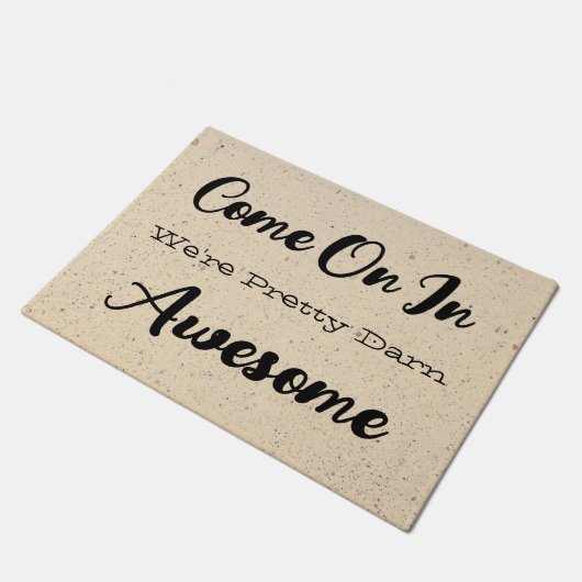 Hübsche Phantastische Türmatte (Schrägansicht)