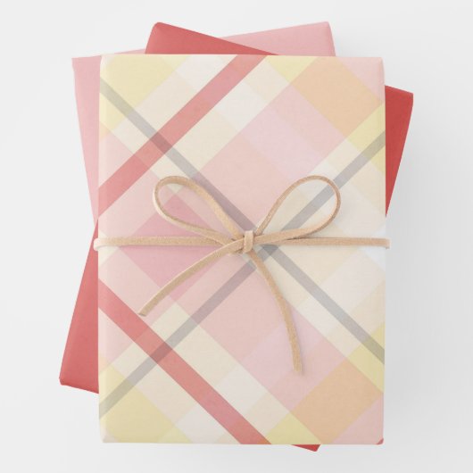 Hübsche Pink Baby Dusche Mix und Matte Geschenkpapier Set (Beispiel)