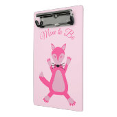 Hübsche Pink Baby Fox Mama Mini Klemmbrett (Gewinkelt2)