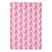 Hübsche Pink Baby Fox Mama Mini Klemmbrett (Rückseite)