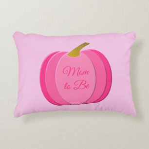 Hübsche Pink Baby Girl Pumpkin Custom Double Side Dekokissen