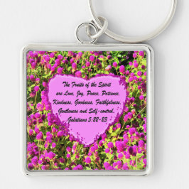 HÜBSCHE PINK-BLUME OBST DES SPIRITTEN-SCHLÜSSELANH SCHLÜSSELANHÄNGER