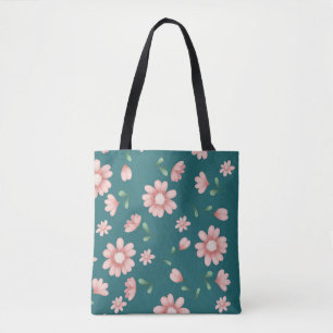 HÜBSCHE PINK BLUME TASCHE