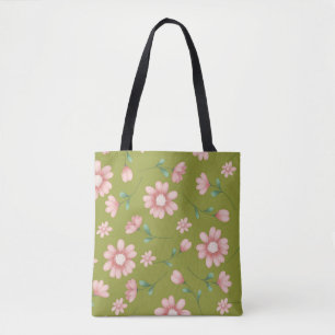 HÜBSCHE PINK BLUME TASCHE