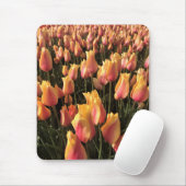 Hübsche Pink-gelbe Tulpen Mousepad (Mit Mouse)