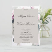 Hübsche Pink Hydrangea BlumenzwiebelFrühjahrssonne Einladung (Stehend Vorderseite)