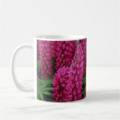 Hübsche Pink Lupine Blume Tasse (Links)