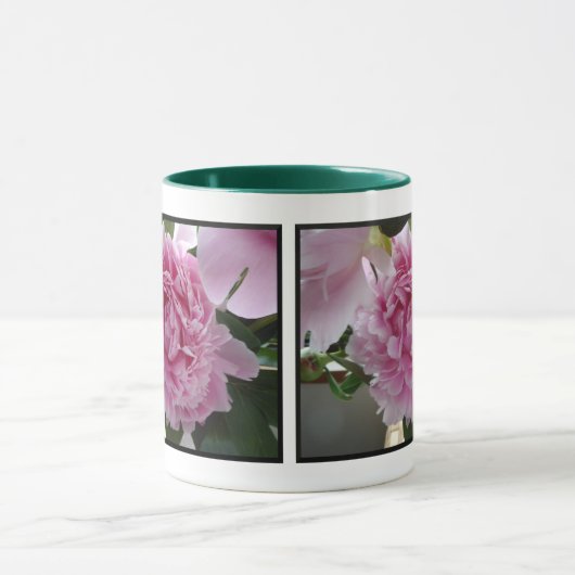 Hübsche Pink Peony Tasse (Zentrum)
