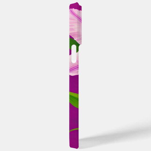 Hübsche Pink Tiger Lilienöl Malerei Mit Monogramm Case-Mate iPhone Hülle (Rückseite / Rechts)