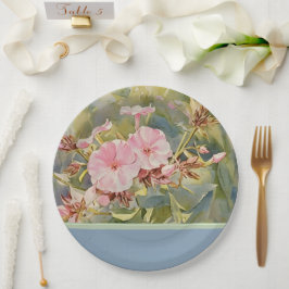 Hübsche Pinke - Papierplatte Pappteller