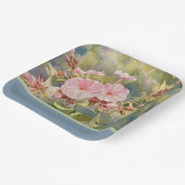 Hübsche Pinke - Papierplatte Pappteller (Gewinkelt)