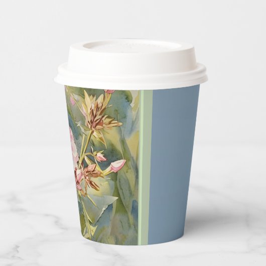 Hübsche Pinks - Papiercup Pappbecher (Links)