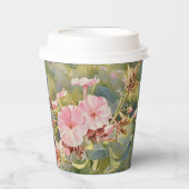 Hübsche Pinks - Papiercup Pappbecher (Vorderseite)