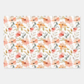 Hübsche Pinsel und Pfirsichfarben Geschenkpapier Set (Vorderseite 3)