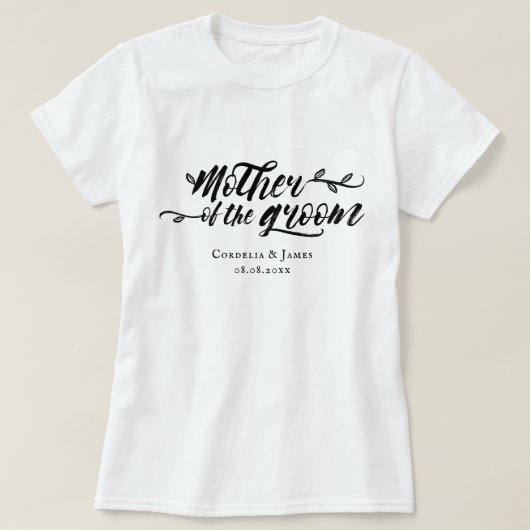 Hübsche Pinselskriptmutter des Grrom T-Shirt (Design vorne)